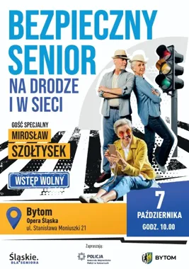 Świadomi i bezpieczni seniorzy z Mirosławem Szołtyskiem