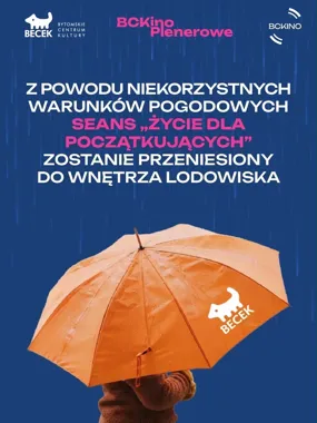 BCKino plenerowe zmienia adres - seans odbędzie się pod dachem